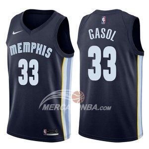 Maglie NBA Memphis Grizzlies Marc Gasol Icon 2017-18 Blu