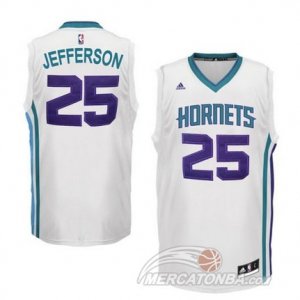 Maglie NBA Hornets Jefferson,New Orleans Hornets Bianco