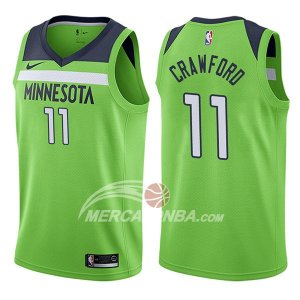 Maglie NBA Minnesota Timberwolves Jamal Crawford Statement 2017-18 Verde