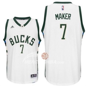 Maglie NBA Maker Milwaukee Bucks Blanco