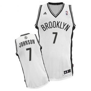 Maglie NBA Rivoluzione 30 Johnson,Brooklyn Nets Bianco