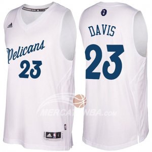 Maglie NBA Christmas 2016 Anthony Davis New Orleans Pelicans Bianco