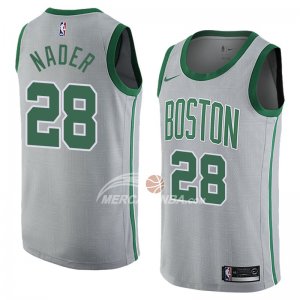Maglie Boston Celtics Abdel Nader Citta 2018 Grigio