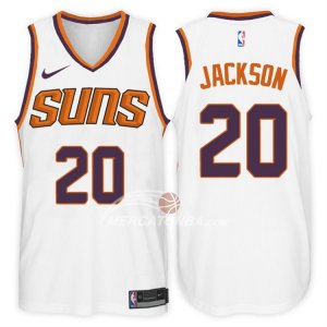 Maglie NBA Autentico Suns Jackson 2017-18 Bianco