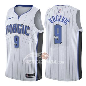 Maglie NBA Orlando Magic Nikola Vucevic Association 2017-18 Bianco