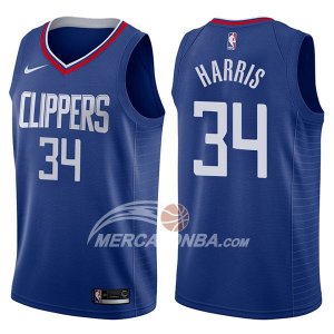 Maglie NBA Los Angeles Clippers Tobias Harris Icon 2017-18 Blu