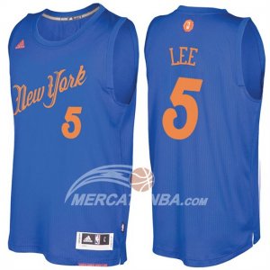 Maglie NBA Christmas 2016 Courtney Lee New York Knicks Blu