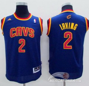 Maglie NBA Bambini Irving,Cleveland Cavaliers Blu