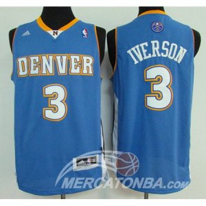Maglie NBA Iverson,Denver Nuggets Blu