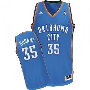 Maglie NBA Rivoluzione 30 Durant,Oklahoma City Thunder Blu