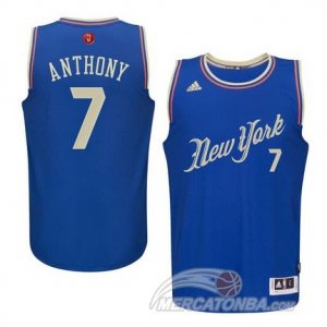 Maglie NBA Anthony Christmas,New York Knicks Blu