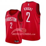 Maglia Houston Rockets Brandon Knight Earned Rosso