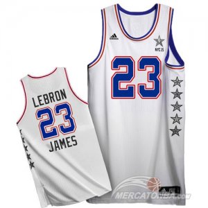 Maglie NBA Lebron,All Star 2015 Bianco