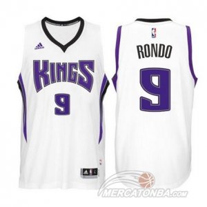 Maglie NBA Rondo,Sacramento Kings Bianco