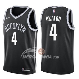 Maglie NBA Brooklyn Nets Jahlil Okafor Icon 2017-18 Nero