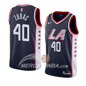 Maglie Los Angeles Clippers Ivica Zubac Citta 2019 Blu