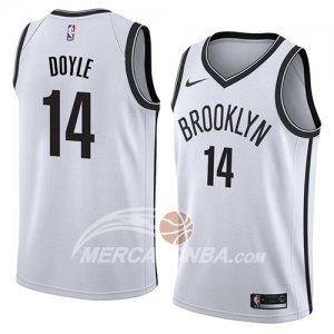Maglie NBA Brooklyn Nets Milton Doyle Association 2018 Bianco