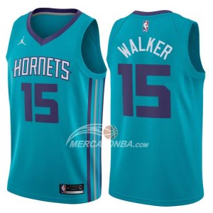 Maglie NBA Kemba Walker Charlotte Hornets Icon 2017-18 Verde