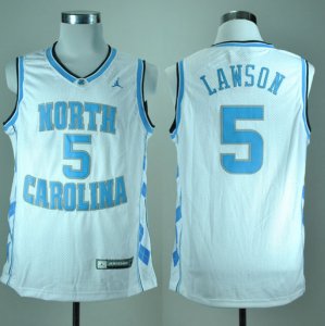Maglie NBA NCAA Lawson,North Carolina Bianco