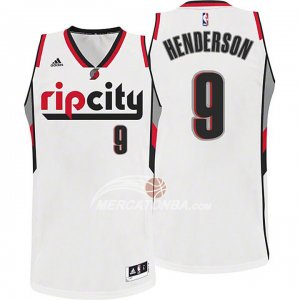 Maglie NBA Henderson Rip City Portland Trail Blazers Blanco