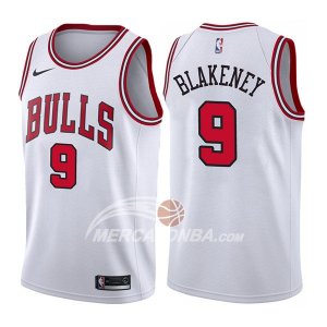 Maglie NBA Chicago Bulls Antonio Blakeney Association 2017-18 Bianco