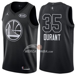 Maglie NBA Kevin Durant All Star 2018 Golden State Warriors Nero