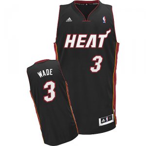 Maglie NBA Rivoluzione 30 Wade,Miami Heats Nero