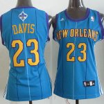 Maglia NBA Donna Davis,New Orleans Hornets Blu