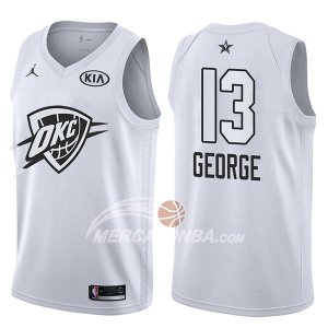 Maglie NBA All Star 2018 Oklahoma City Thunder Paul George Bianco