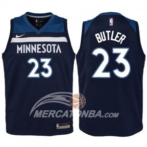 Maglie NBA Bambino Minnesota Timberwolves Jimmy Butler 2017-18 Blu