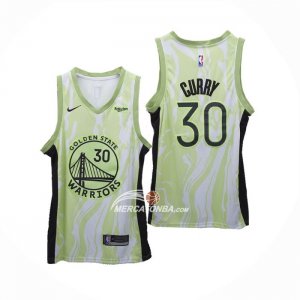 Maglia Golden State Warriors Stephen Curry Fashion Royalty Verde
