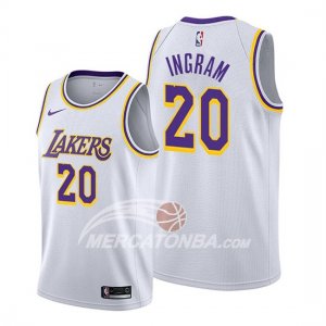 Maglia Los Angeles Lakers Andre Ingram Association Bianco