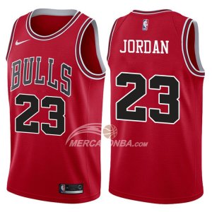 Maglie NBA Autentico Bulls Jordan 2017-18 Rosso