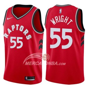 Maglie NBA Tornto Raptors Delon Wright Icon 2017-18 Rosso
