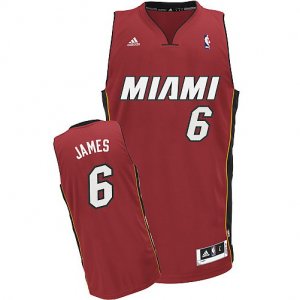 Maglie NBA Rivoluzione 30 James,Miami Heats Rosso