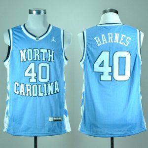 Maglie NBA NCAA Barnes,North Carolina Blu