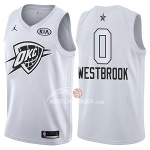 Maglie NBA Russell Westbrook All Star 2018 Oklahoma City Thunder Bianco