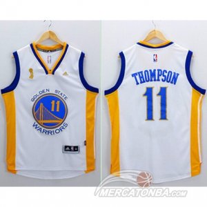 Maglia NBA Thompson,Golden State Warriors Bianco
