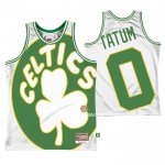 Maglia Boston Celtics Jayson Tatum Mitchell & Ness Big Face Bianco