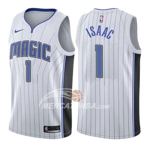 Maglie NBA Orlando Magic Jonathan Isaac Association 2017-18 Bianco