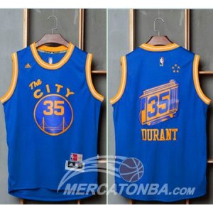 Maglia NBA Durant,Golden Warriors Blu