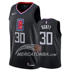 Maglie Los Angeles Clippers Mike Scott Statement 2019 Nero