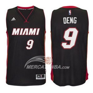Maglie NBA Deng Miami Heats Negro