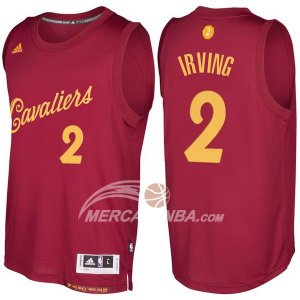 Maglie NBA Autentico Navidad Cleveland Cavaliers Irving 2016-17 Rojo