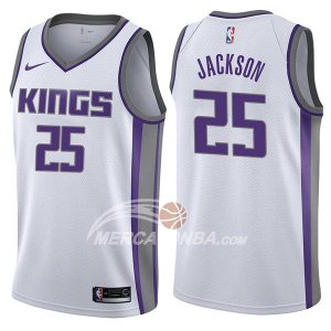 Maglie Nba Sacramento Kings Justin Jackson Association 2017-18 Bianco