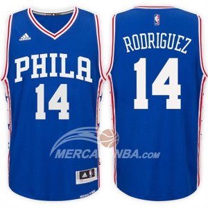 Maglie NBA Rodriguez Philadelphia 76ers Blu