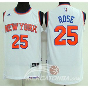 Maglie NBA Rose,New York Knicks Bianco