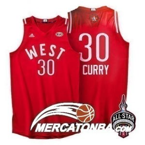 Maglie NBA Curry,All Star 2016 Rosso