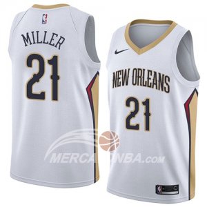 Maglie NBA New Orleans Pelicans Darius Miller Association 2018 Bianco