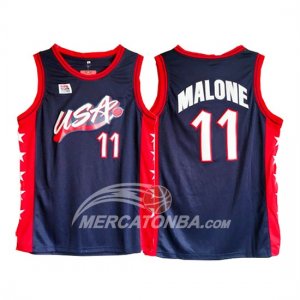 Maglie NBA Malone USA 1996 Nero